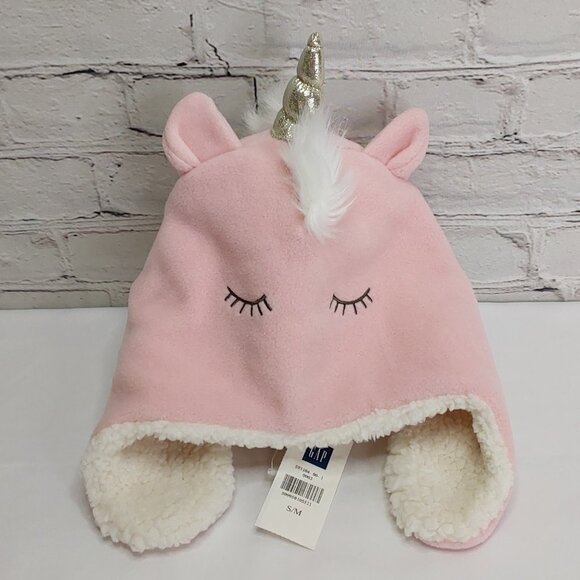 'BABY GAP' SHERPA 'ALLY UNICORN' WINTER HAT with EAR COVERAGE - Picture 15 of 15